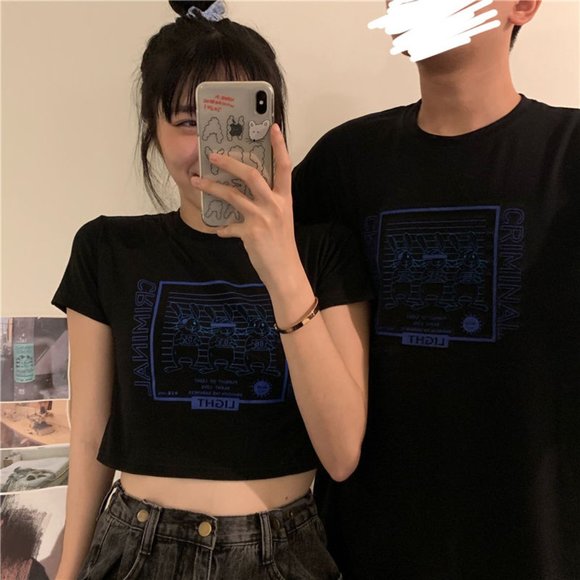 2021 summer all-match T-shirt loose version - Picture 5 of 5